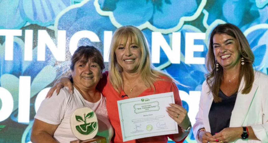 La intendenta Rossana Chala realizó la entrega de las Distinciones Ambientales "Dra. Yolanda Ortiz 2025"