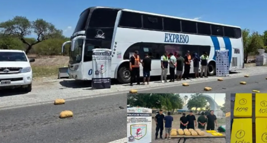 Operativo Lapacho : encuentran droga en un tour de compras que se dirigía a Mendoza 