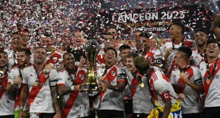 River se quedó con el Trofeo de Campeones tras vencer Rosario Central 2 a 0