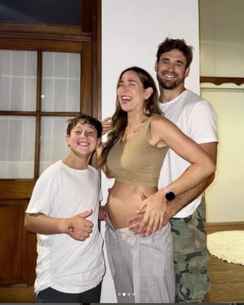 Jimena Barón en la dulce espera por segunda vez,, “Los amo demasiado a los tres”