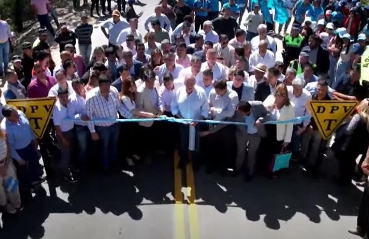 Jaldo inauguró la repavimentación de la Ruta Provincial N° 307 en los Valles Calchaquíes