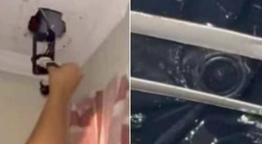Una estudiante descubrió cámaras ocultas en su habitación