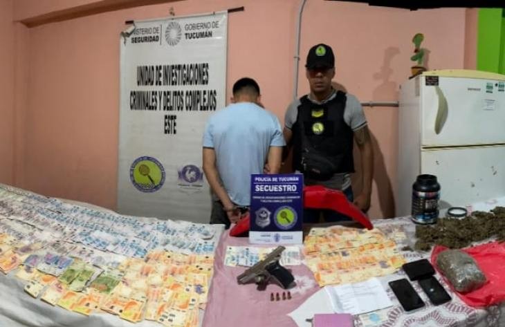 Desarticulan una banda armada y secuestran droga, dinero y un arma