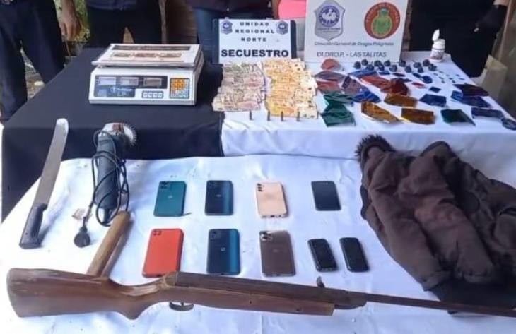 Esclarecen un robo y desbaratan un “Kiosco” dedicado a la comercialización de estupefacientes