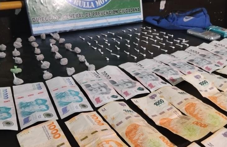 Un adolescente fue detenido cuando comercializaba sustancias prohibidas
