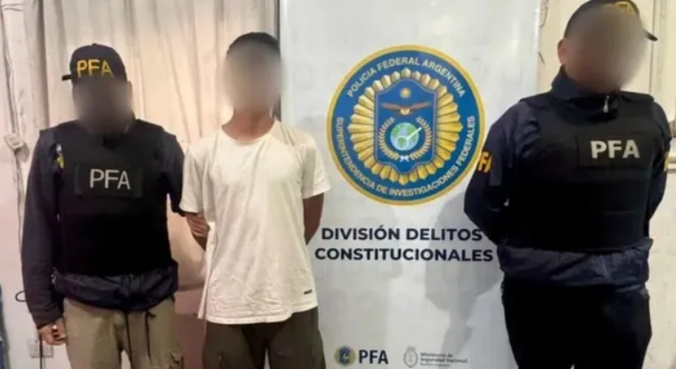 Tiene 21 años y fue acusado de amenazar a Milei por redes sociales