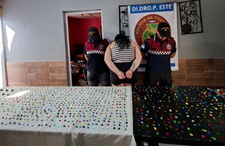 En dos allanamientos secuestran más de 1400 dosis de cocaína