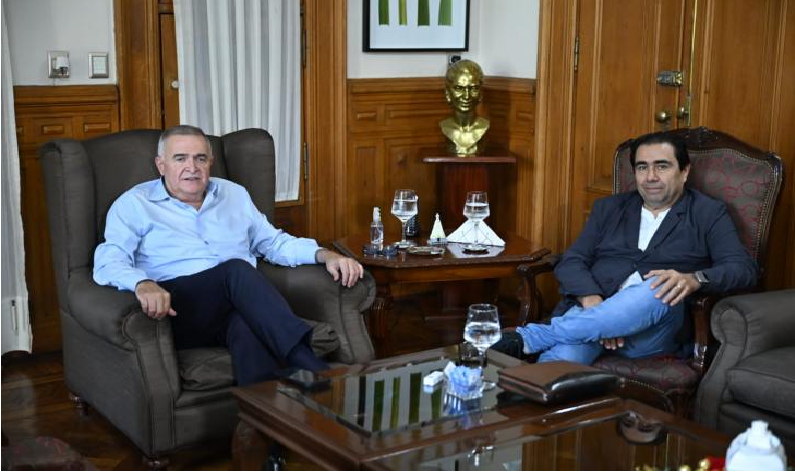 Jaldo y Mansilla dialogaron sobre la relación con Nación y el superávit fiscal