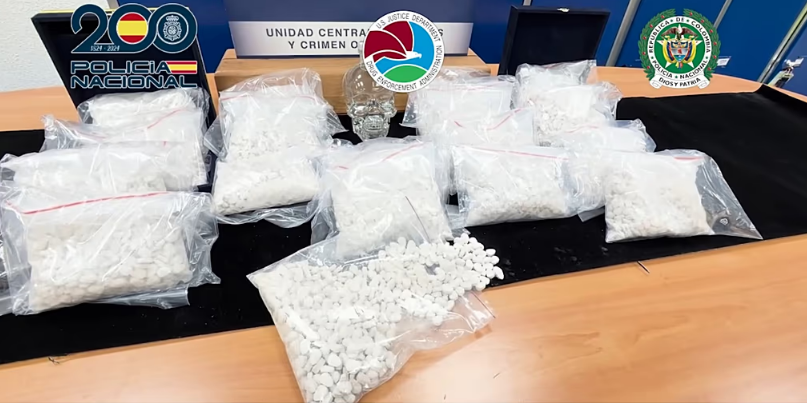 La Policía Nacional española intercepta por primera vez un cargamento de heroína en pastillas