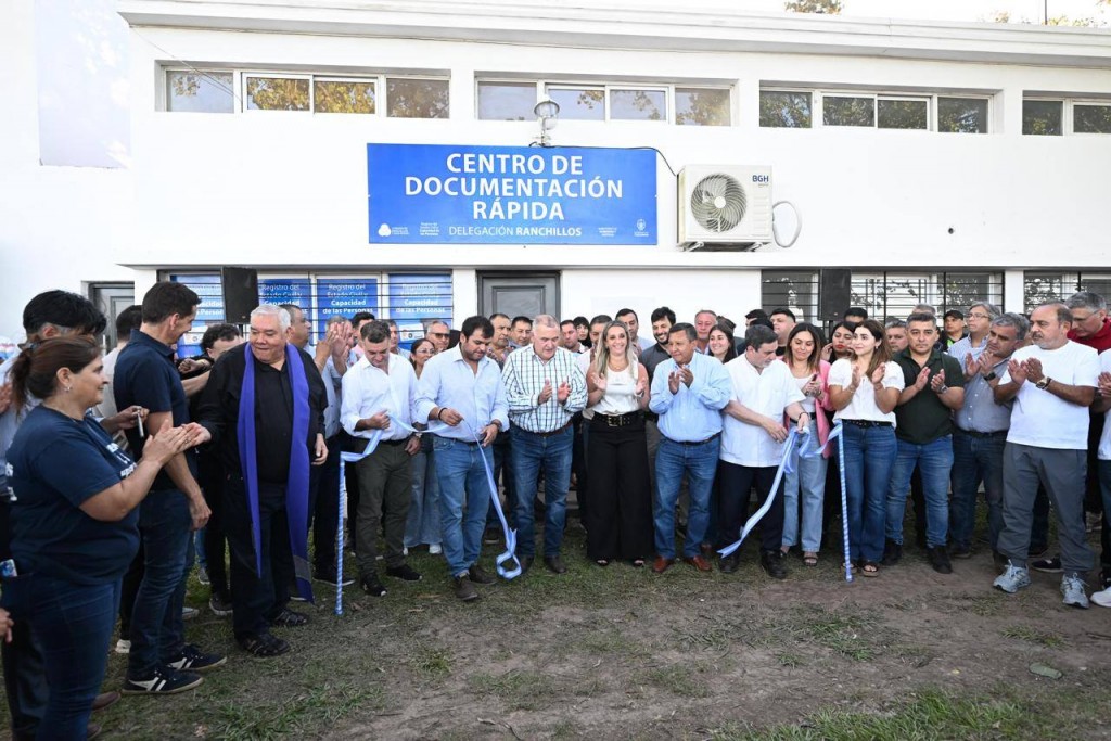 Jaldo inauguró un CDR y supervisó obras de infraestructura en Ranchillos