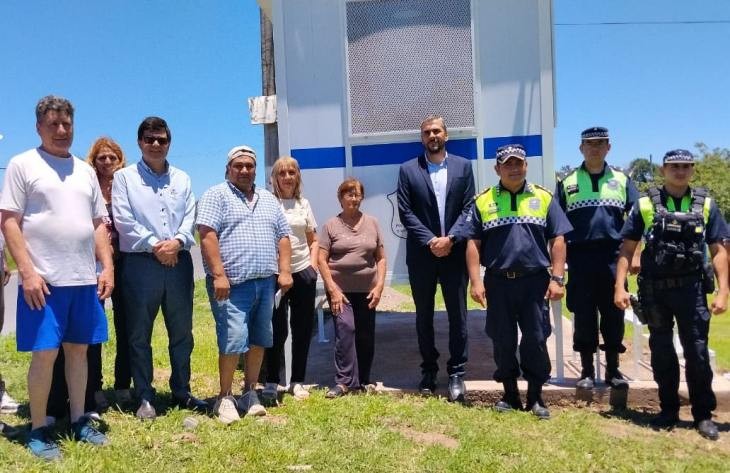 Refuerzan la seguridad en el barrio ate con una nueva garita preventiva