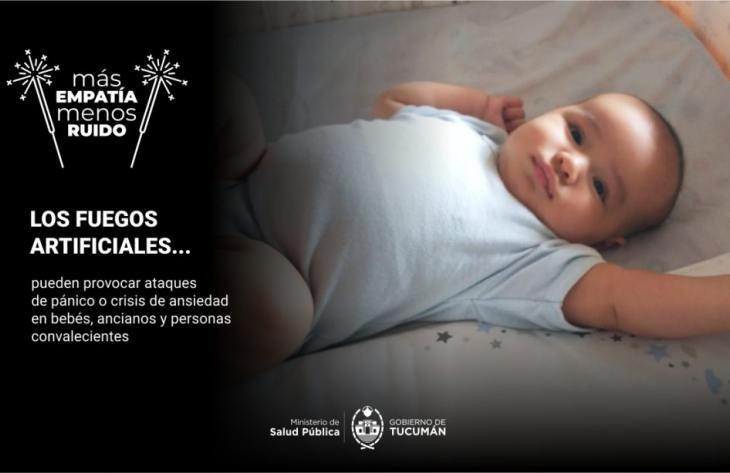 Salud Pública refuerza la concientización sobre el impacto de la pirotecnia en niños con autismo