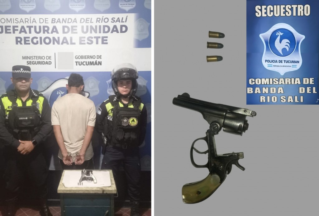 Un hombre fue arrestado por portación ilegal de armas