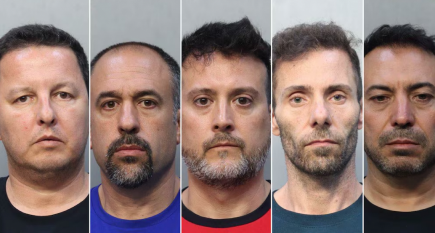 Cinco argentinos fueron arrestados en Miami acusados de robar en el shopping más concurrido