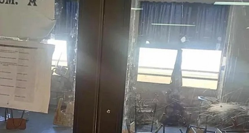 Sancionan a alumnos que provocaron desastres en un Colegio de Godoy Cruz