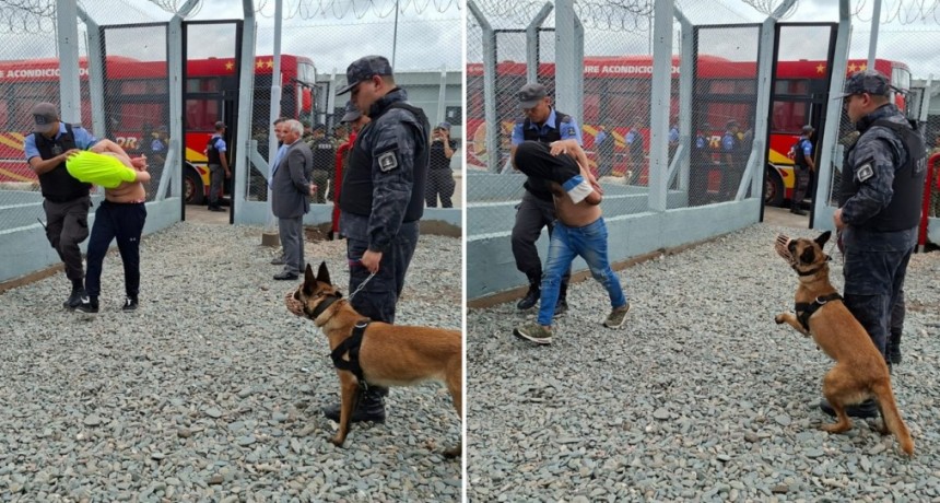 19 detenidos fueron trasladados y alojados en Benjamín Paz