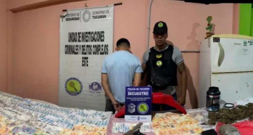 Desarticulan una banda armada y secuestran droga, dinero y un arma