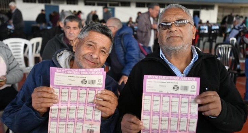 Se extiende la entrega de boletos gratuitos para jubilados