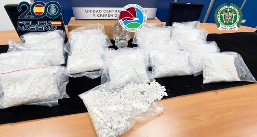La Policía Nacional española intercepta por primera vez un cargamento de heroína en pastillas