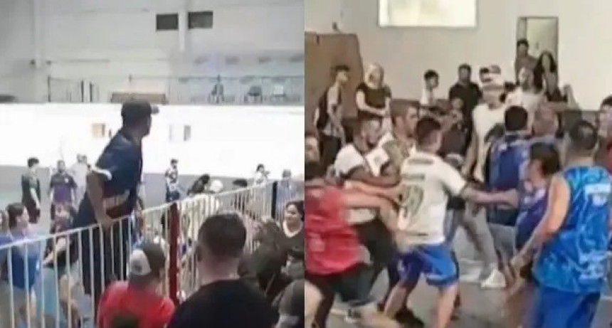 Batalla campal de padres durante la semifinal de fútbol infantil