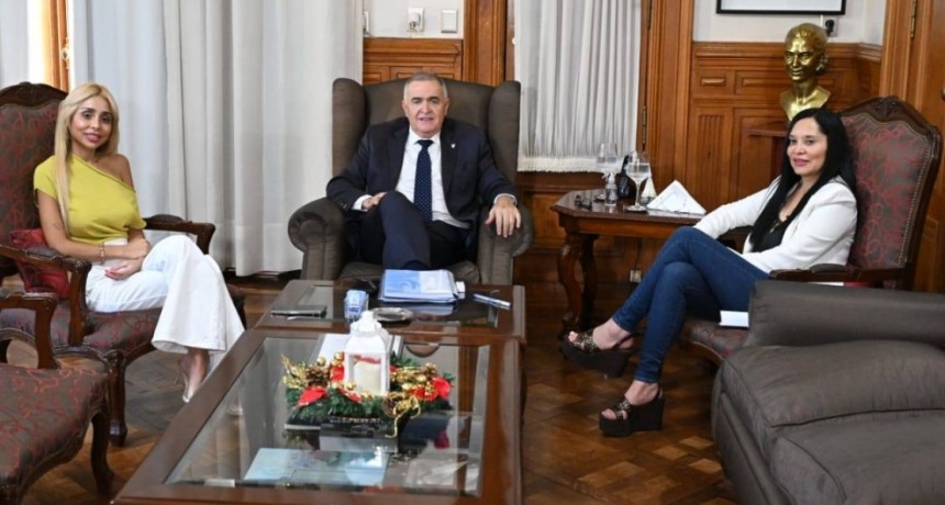 El Gobernador recibió a la intendenta de Graneros y a la legisladora Cejas