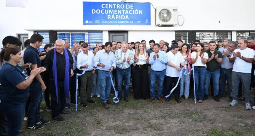 Jaldo inauguró un CDR y supervisó obras de infraestructura en Ranchillos