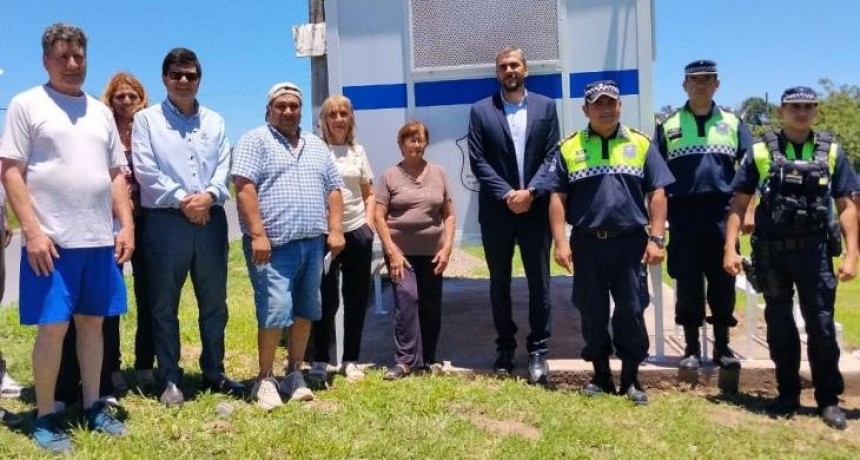Refuerzan la seguridad en el barrio ate con una nueva garita preventiva