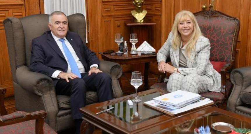 Jaldo y Chahla avanzan en un plan conjunto de obras contra inundaciones y mejoras urbanas