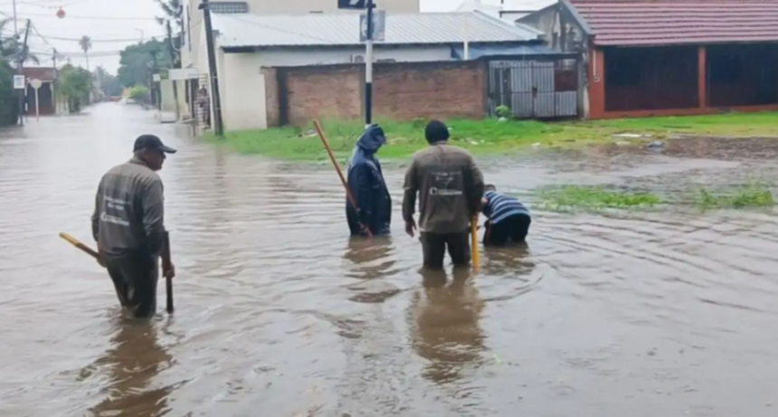 Temporal golpea fuerte a Corrientes
