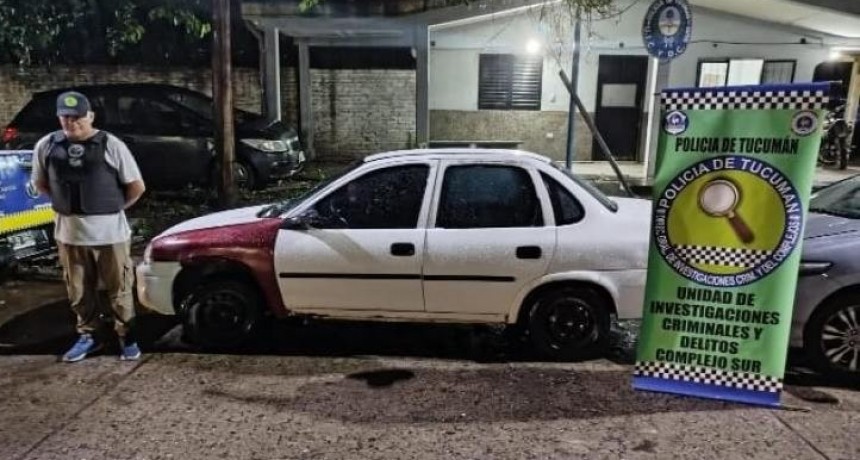 Concepción: aprehenden a un sospechoso de homicidio y secuestran un vehículo