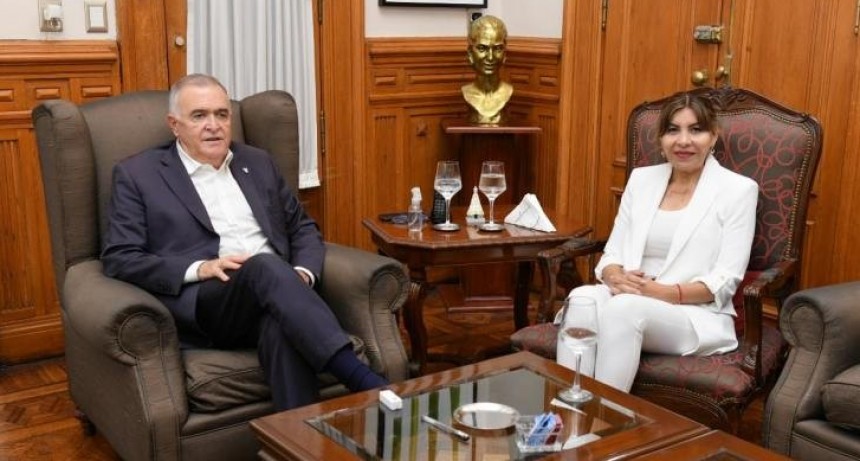 El gobernador Jaldo recibió a la senadora Sandra Mendoza